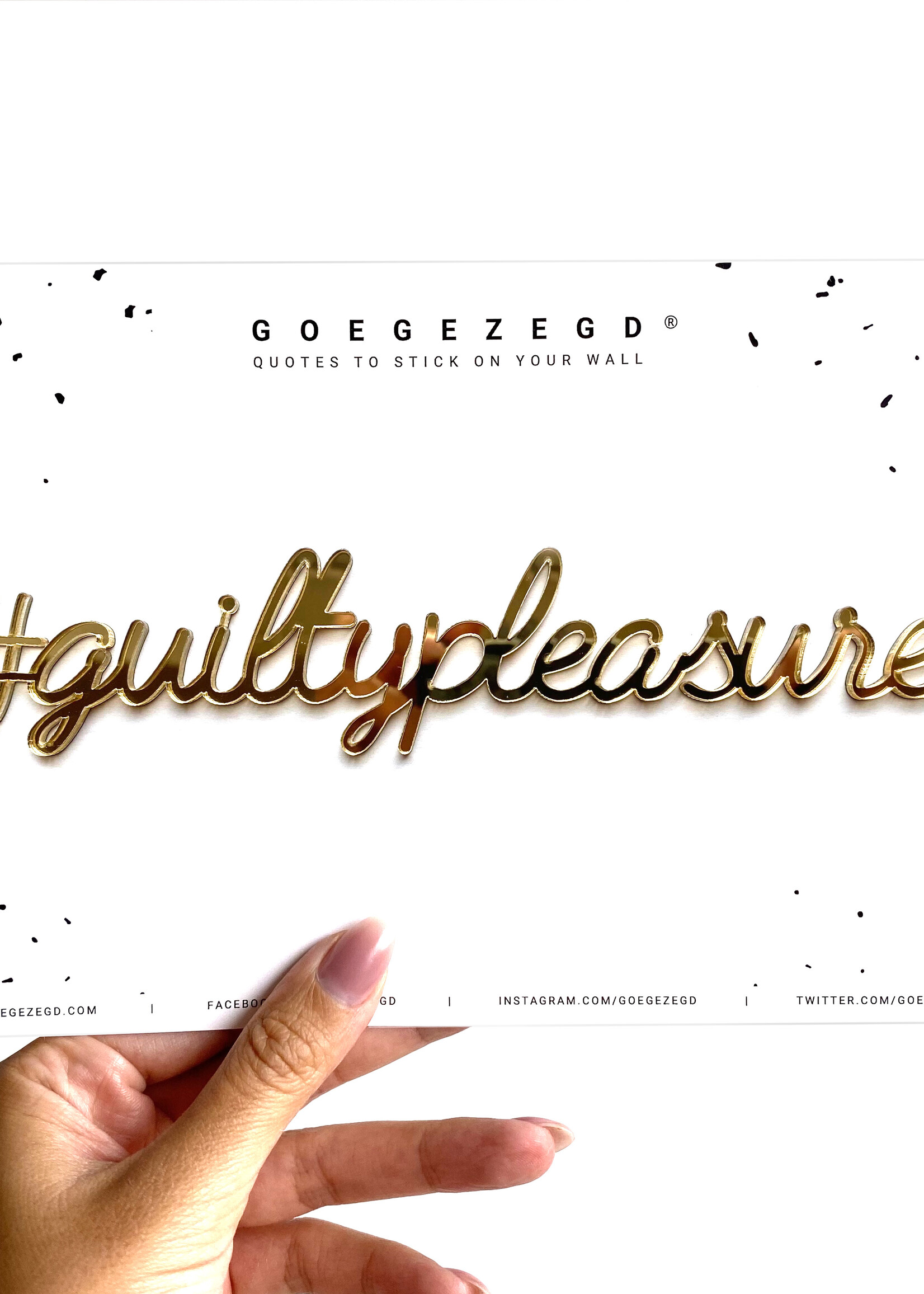 #GUILTYPLEASURE