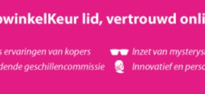 Aangesloten bij WebwinkelKeur