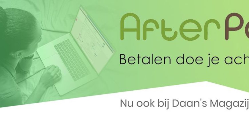 Nu ook AfterPay!