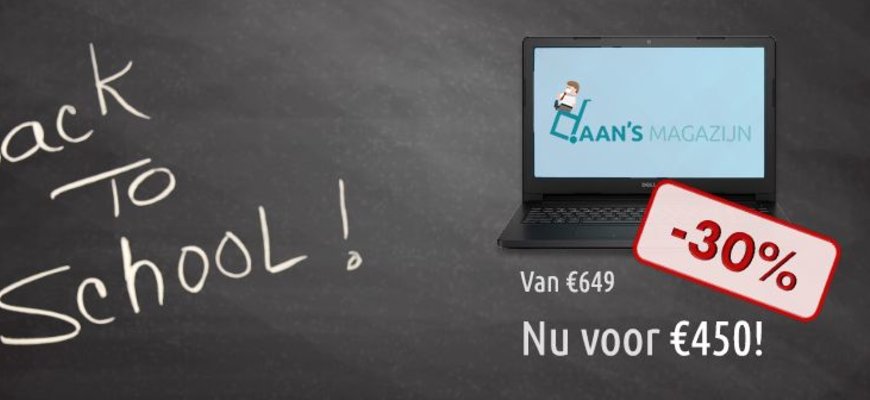 De ideale Back2School laptop bij Daan’s Magazijn