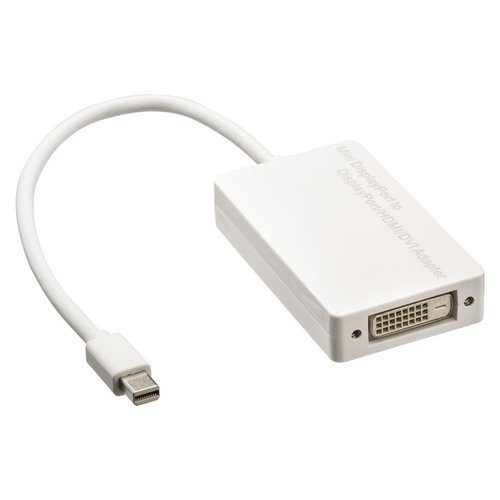 Valueline Mini DisplayPort naar DisplayPort, HDMI en DVI adapter - 0,20 meter