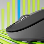 Logitech Signature M650 Draadloze Muis - Voor kleine tot middelgrote handen, 2 jaar batterijduur, stil klikken, aanpasbare zijknoppen, Bluetooth, comp