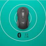 Logitech Signature M650 Draadloze Muis - Voor kleine tot middelgrote handen, 2 jaar batterijduur, stil klikken, aanpasbare zijknoppen, Bluetooth, comp