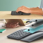 Logitech Ergo K860 toetsenbord RF-draadloos + Bluetooth US International Zwart