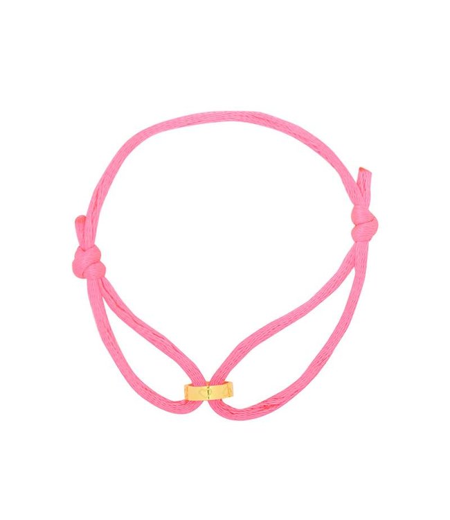 Bracelet Circle of Love roze
