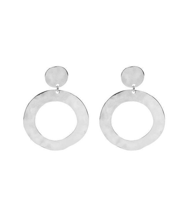 Oorbellen Wobbles zilver