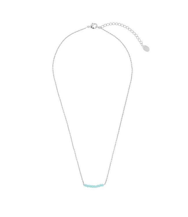 Necklace Zilver/turquoise