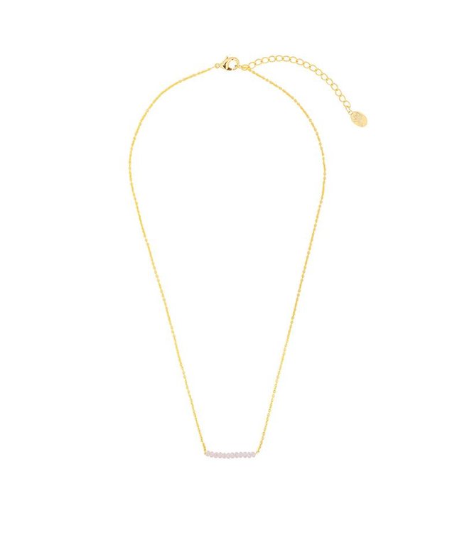 Necklace gold/roze