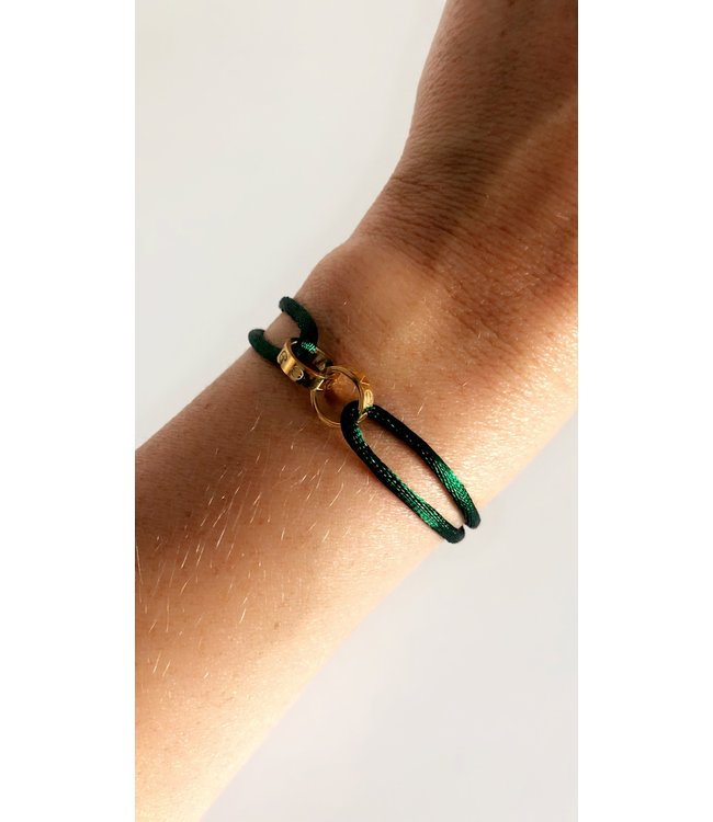 Love Bracelet Groen Goud
