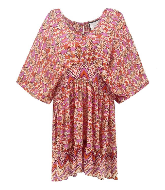 Jurkje met print oranje