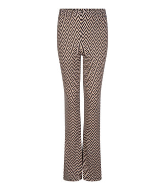Flared broek Ambika zig-zag