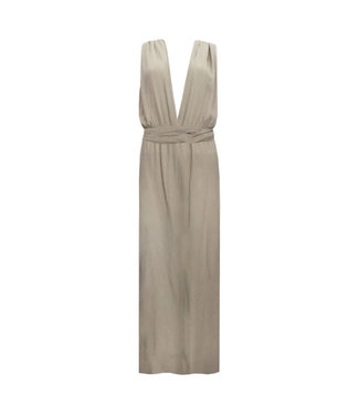 Halter Maxi dress beige