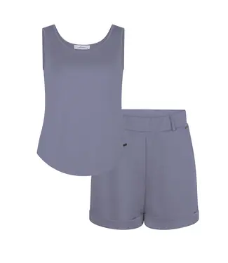 Tweedelige jogging set blauw Ambika