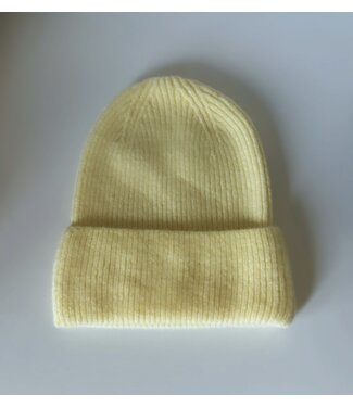 Beanie geel