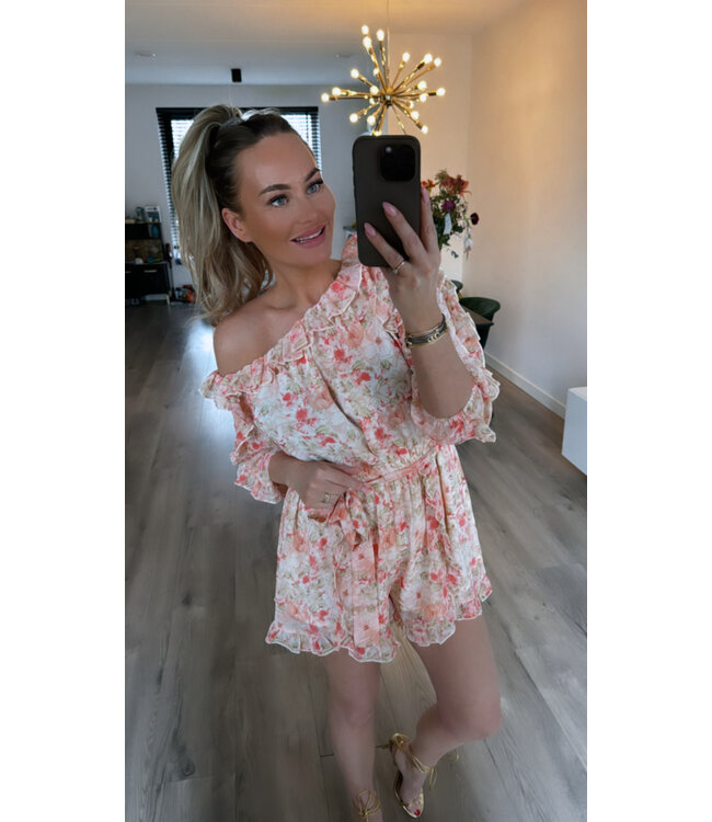 Playsuit bloemenprint