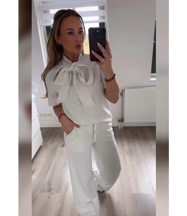 2- piece set grijs