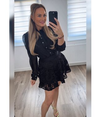 2- piece set zwart