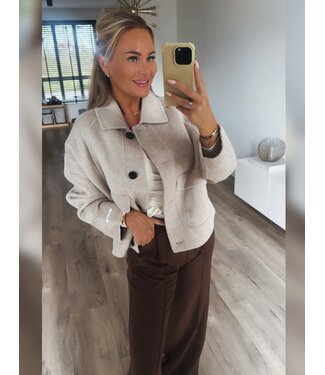 Korte trenchcoat