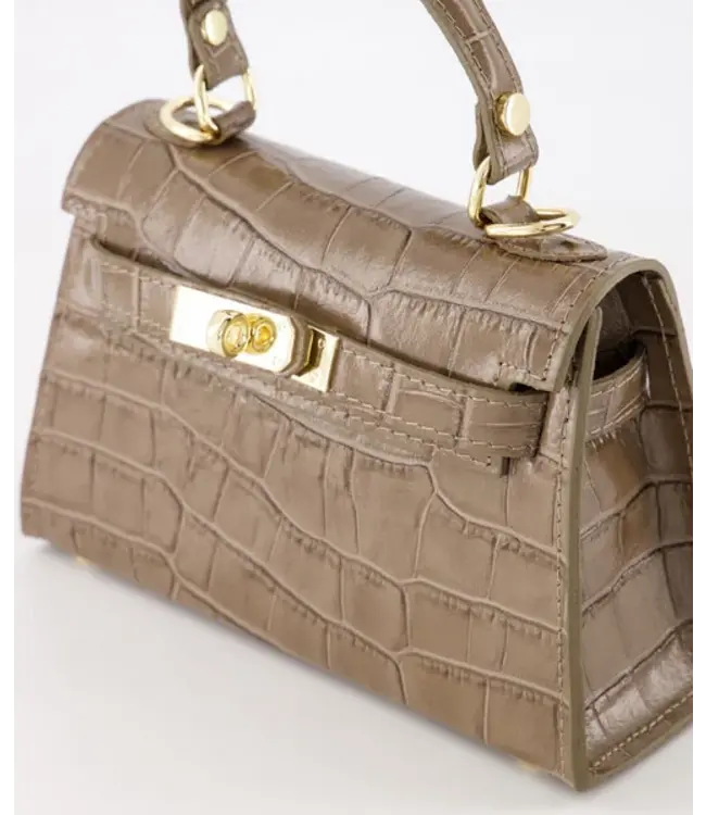 Kelly croco handtas
