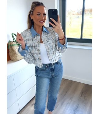 Blazer licht blauw