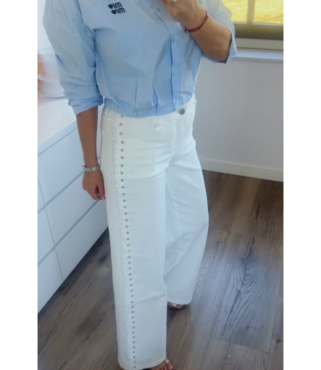 Straight jeans off-white