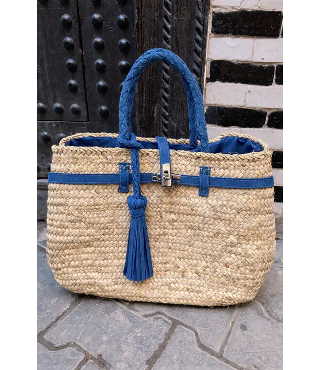 PRE OREDER Palm bag - Blauw groot