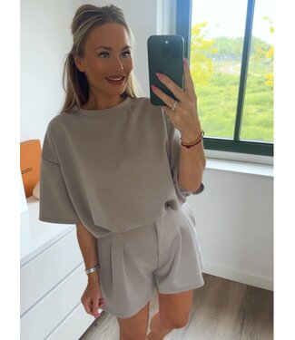 2-piece comfy set taupe