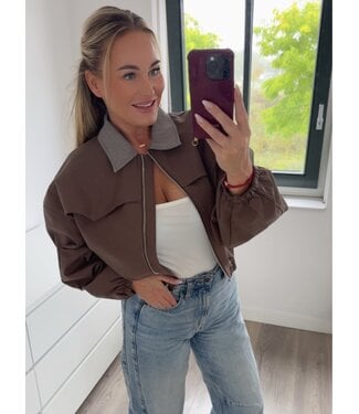 Jacket bruin Ambika