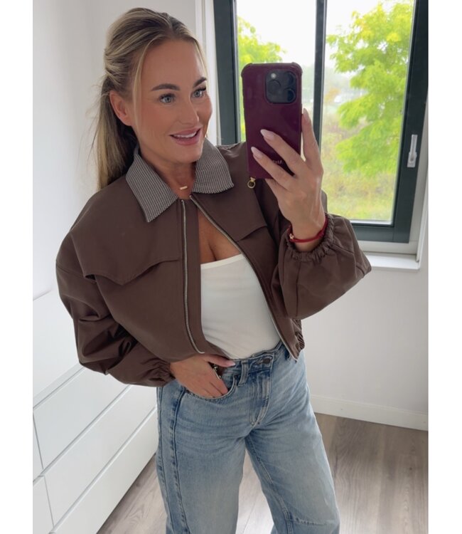 Jacket bruin Ambika