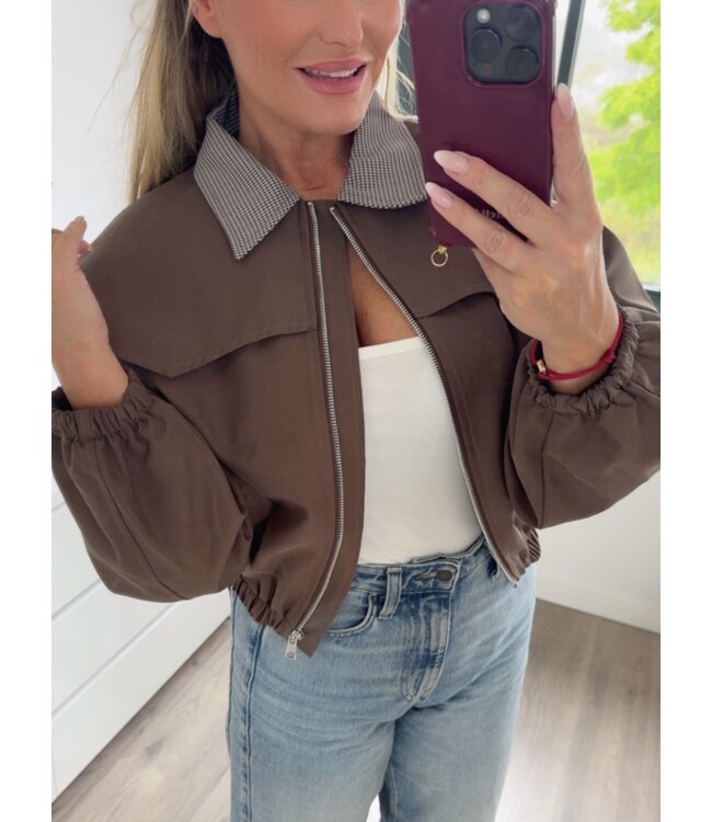 Jacket bruin Ambika