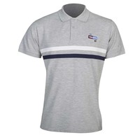 Trabzonspor Grau Melange Polo T-Shirt