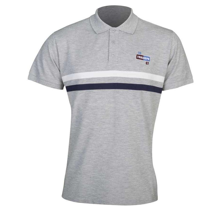 Trabzonspor Polo T-Shirt Gris Melange