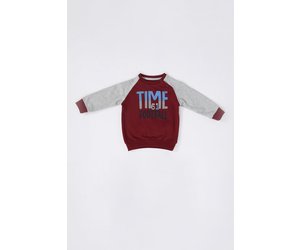 maroon baby sweater