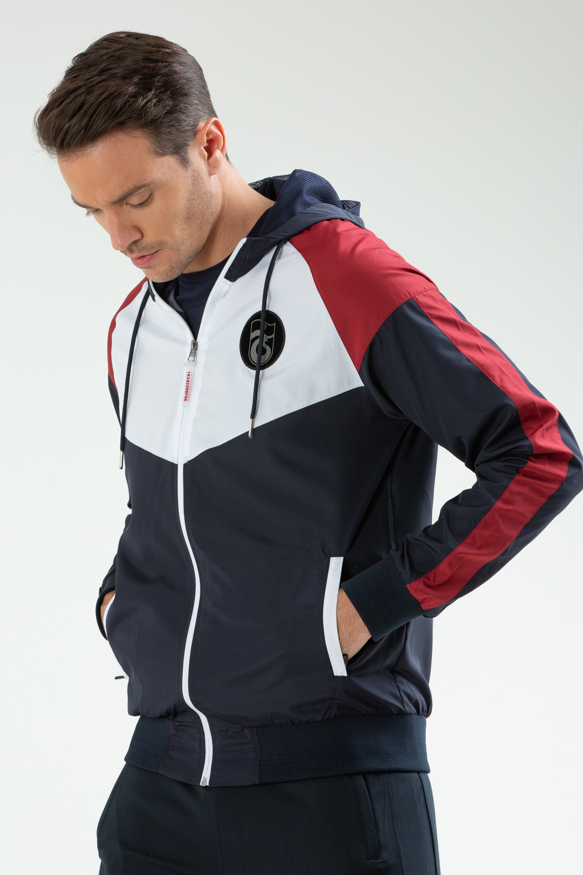 raincoat with sweater