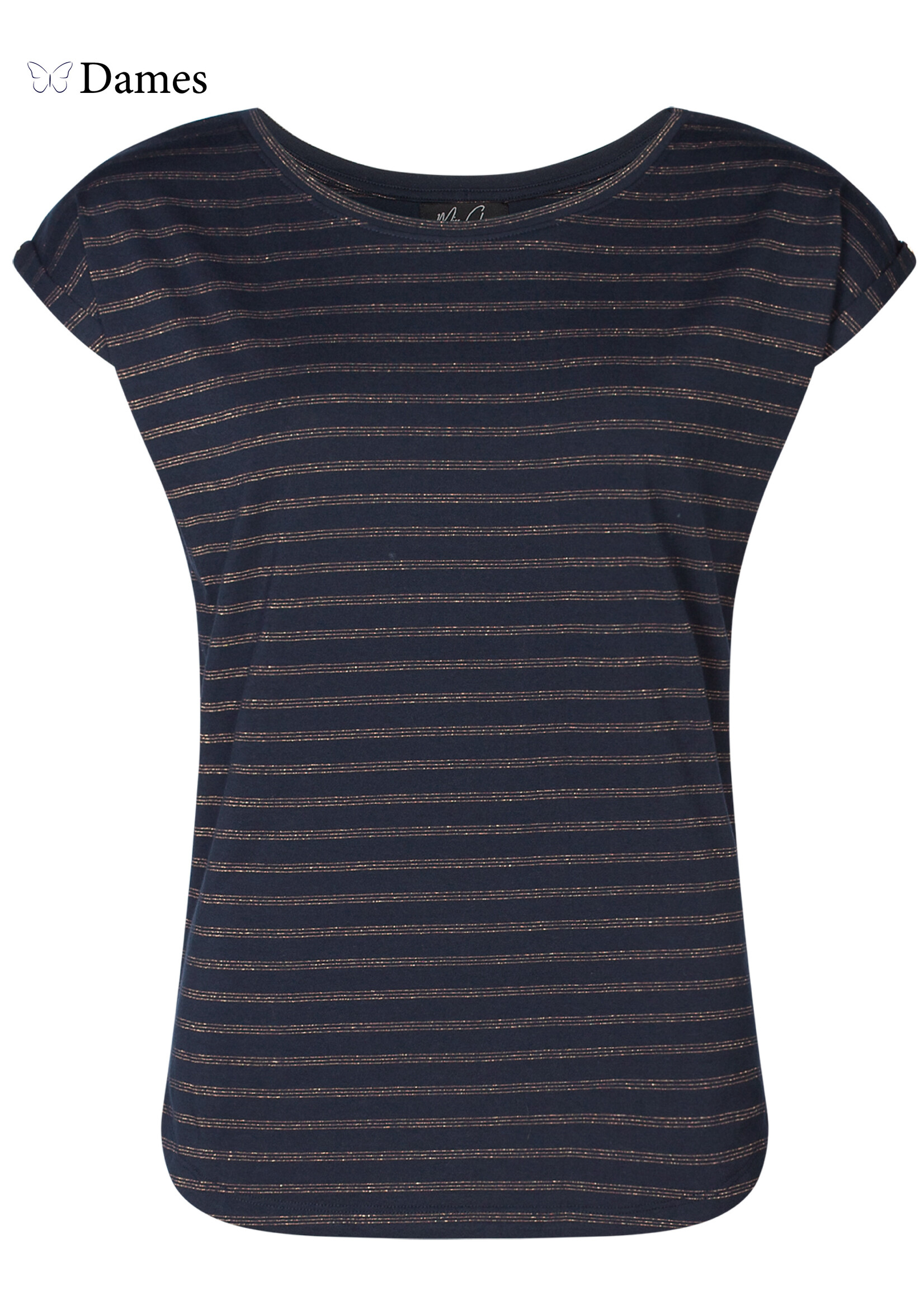 Dames T-shirt Milli stripe