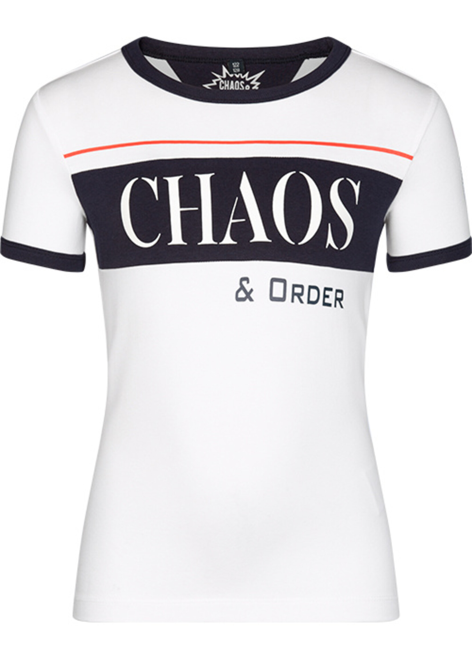 Chaos and Order T-shirt Teun off white