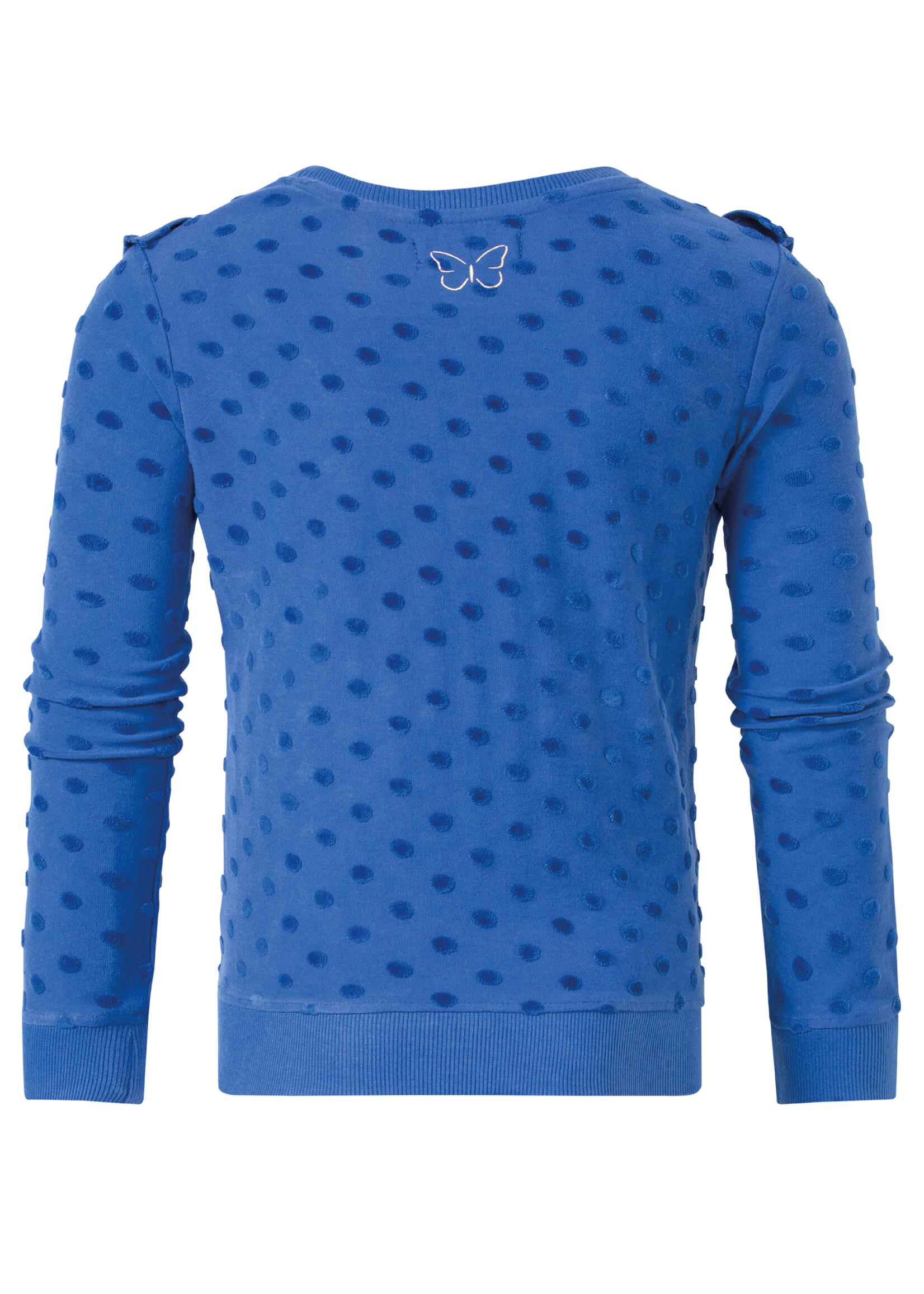 Sweater Pleun cobalt dot