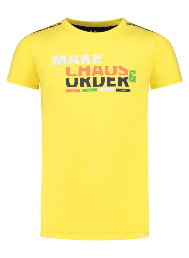 Jongens T-shirt Gijs yellow