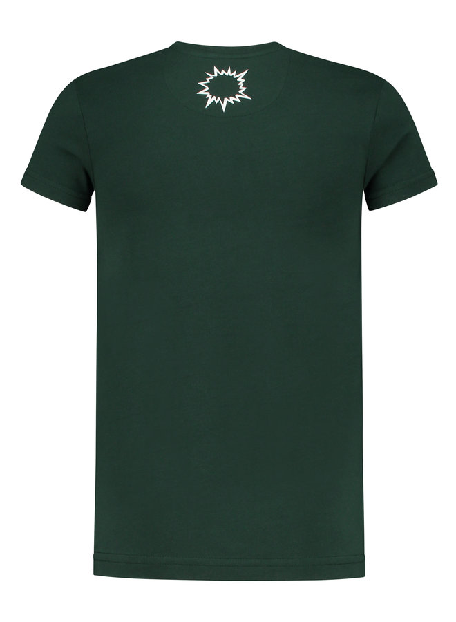 Jongens T-shirt Stefan dark green
