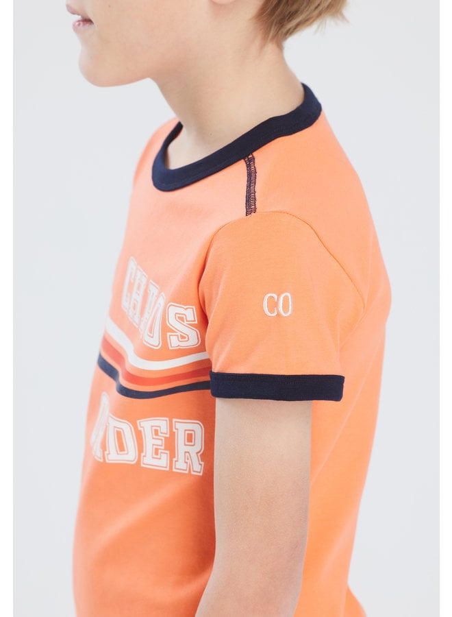 Jongens T-shirt Bram orange
