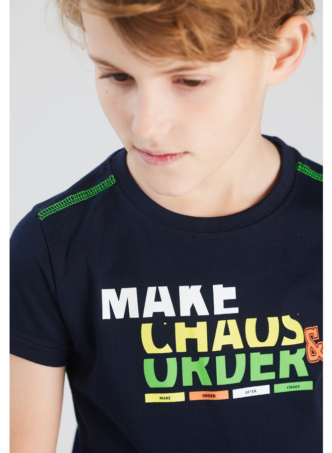 Jongens T-shirt Gijs navy