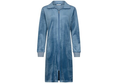 Pastunette ochtendjas met rits (105 cm)
