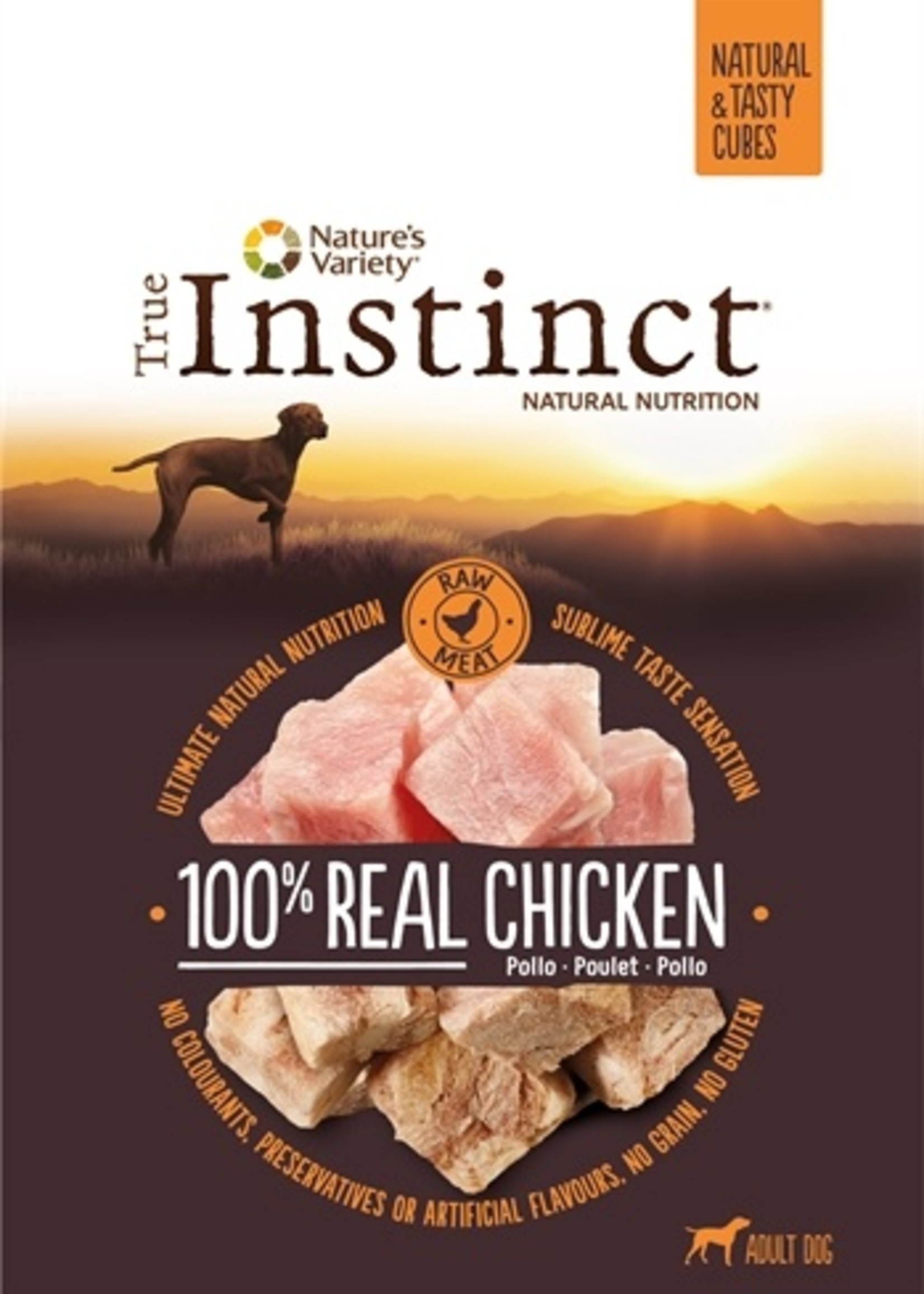 True instinct True instinct tasty cubes 100% chicken