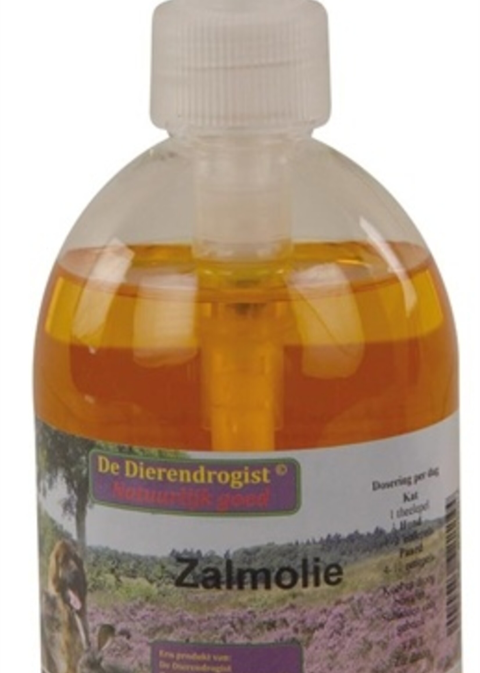 Dierendrogist Dierendrogist zalmolie met dispenser