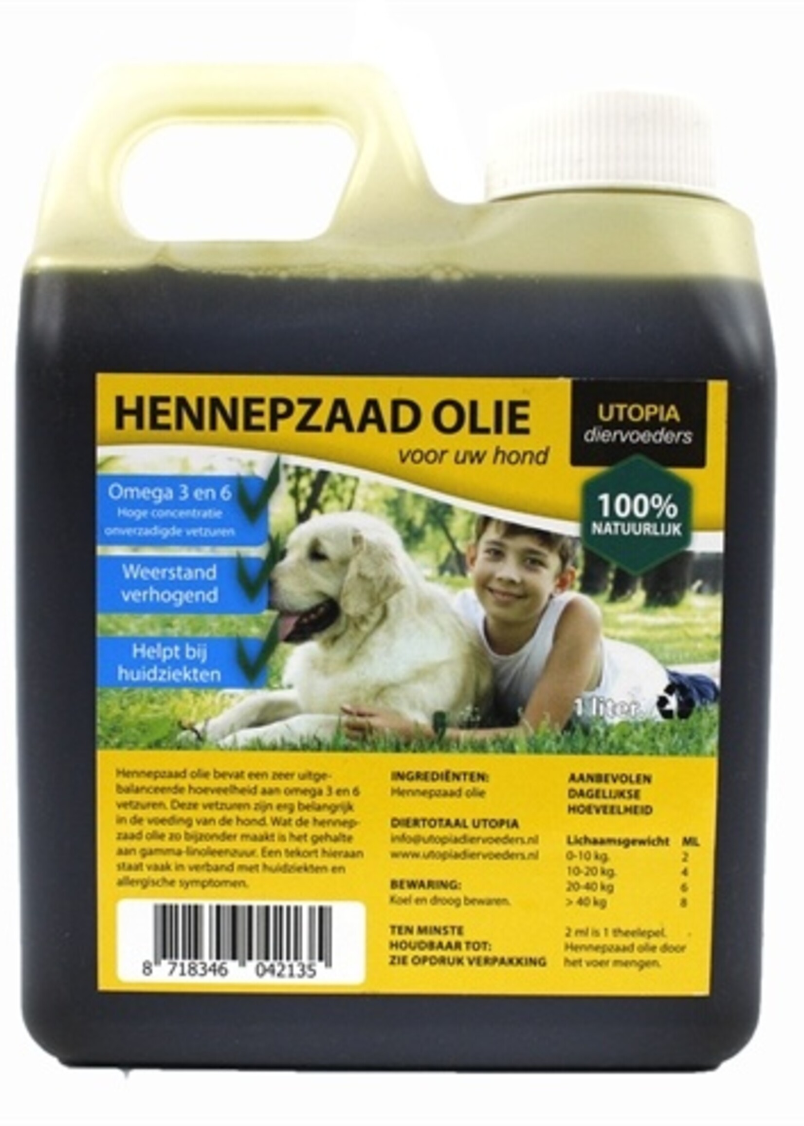 Utopia Hennepzaad olie