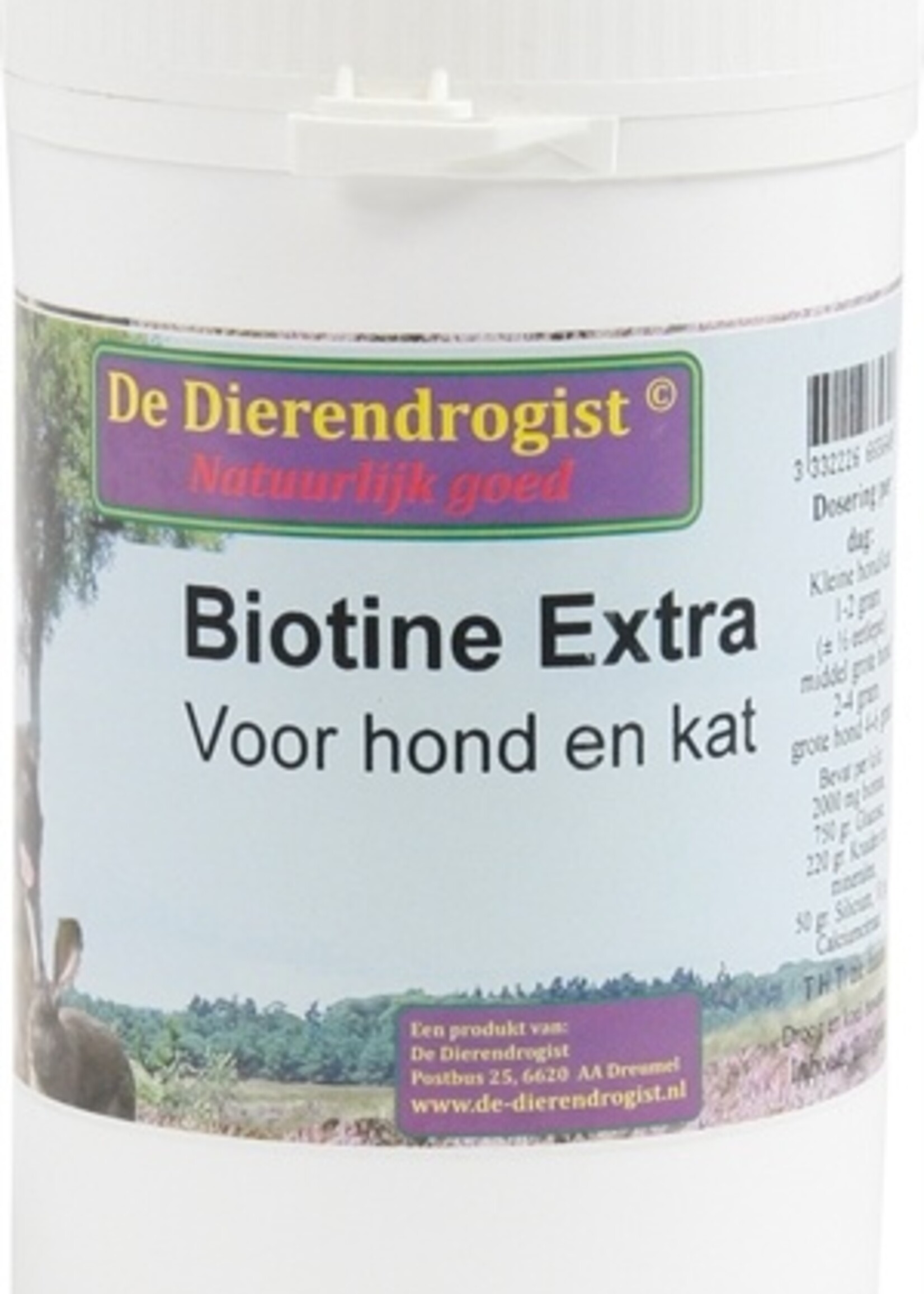 Dierendrogist Dierendrogist biotine poeder+kruiden voor hond en kat