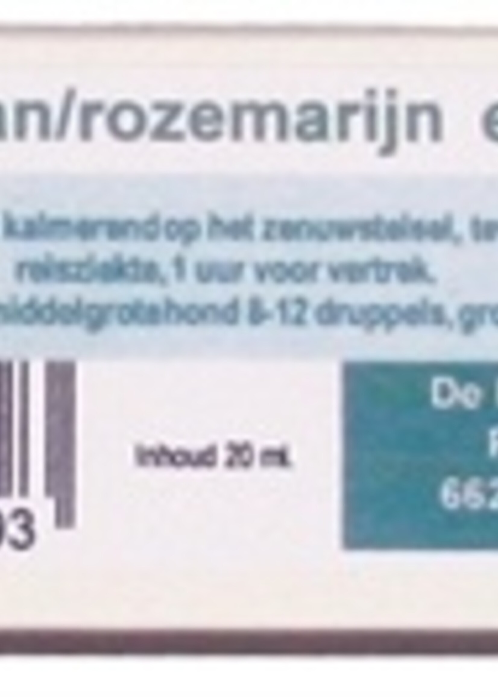 Dierendrogist Dierendrogist valeriaan/rozemarijn