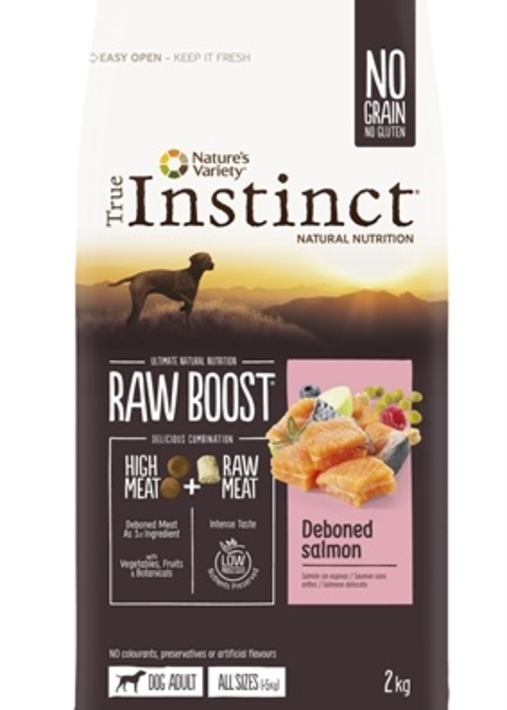 True instinct True instinct raw boost medium adult salmon
