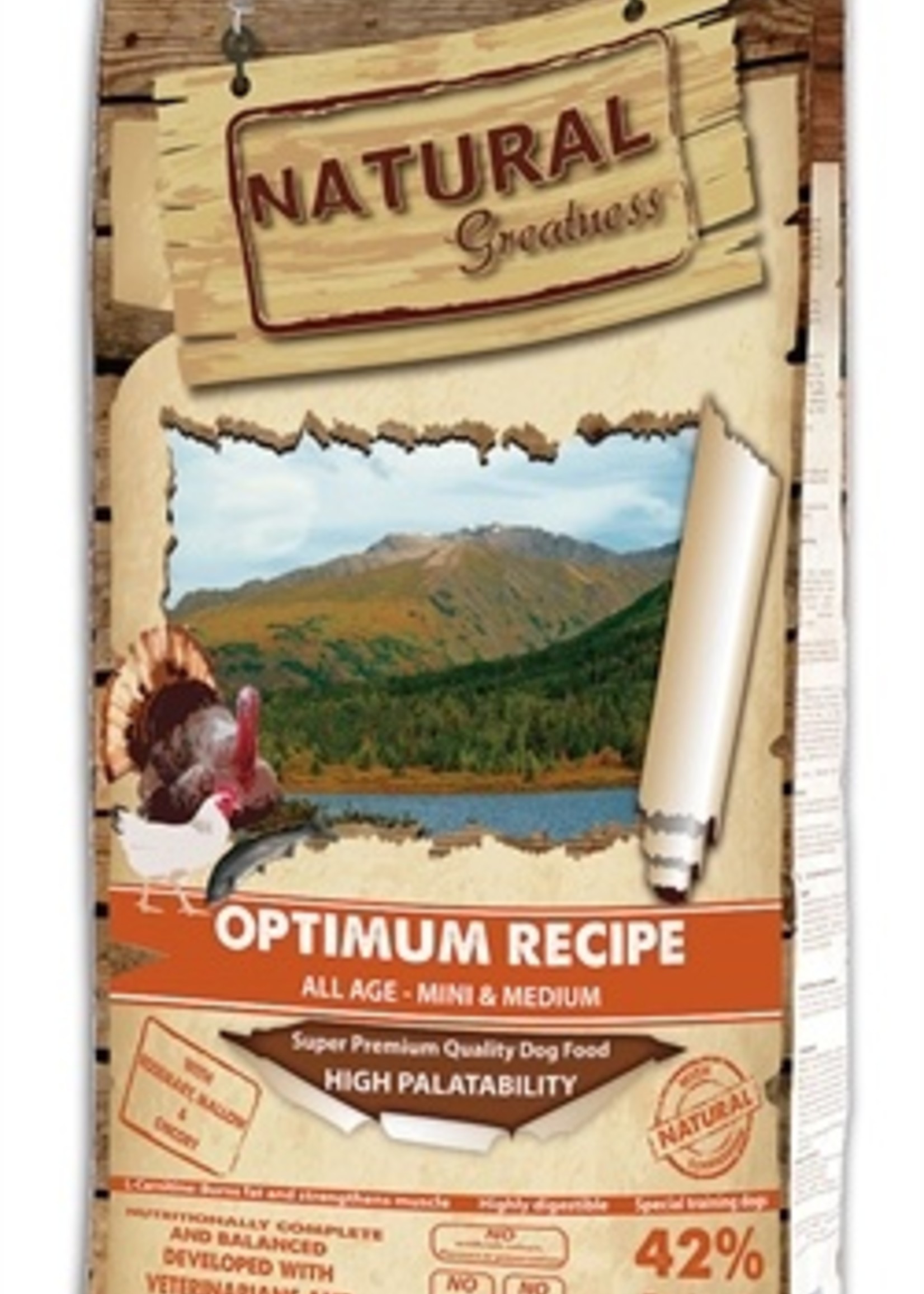 Natural greatness Natural greatness optimum mini & medium