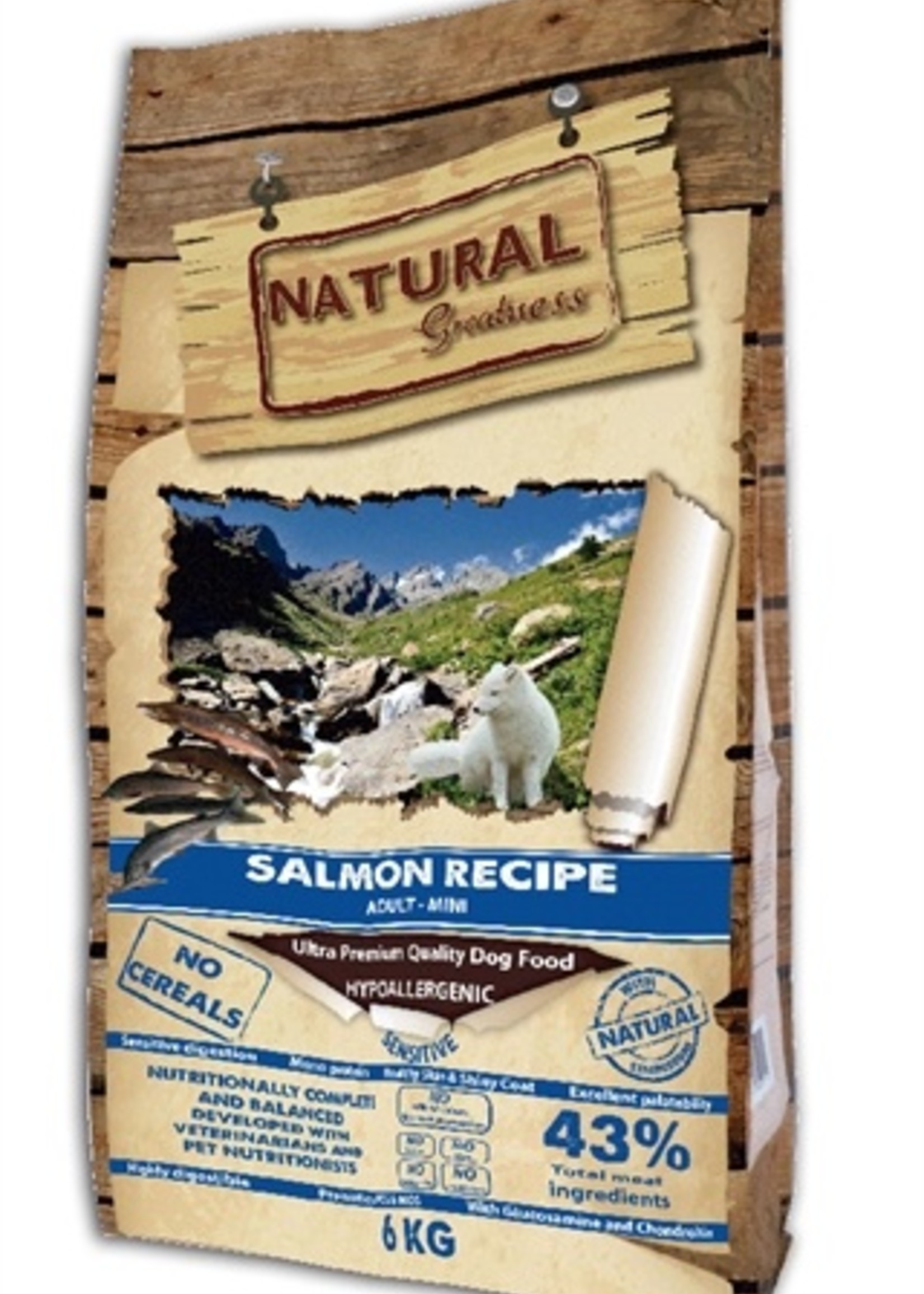 Natural greatness Natural greatness salmon sensitive mini